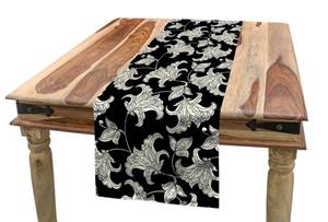 Abakuhaus Tischläufer »Esszimmer Küche Rechteckiger Dekorativer Tischläufer«, Blume Vintage Style-Blüten-Entwurf