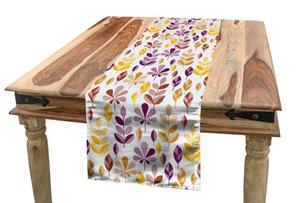 Abakuhaus Tischläufer »Esszimmer Küche Rechteckiger Dekorativer Tischläufer«, Blumen Ähre und Blätter