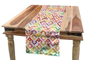 Abakuhaus Tischläufer »Esszimmer Küche Rechteckiger Dekorativer Tischläufer«, Aquarell Boho African