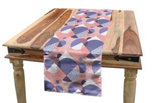 Abakuhaus Tischläufer »Esszimmer Küche Rechteckiger Dekorativer Tischläufer«, Abstrakt Moderne Pastell Forms Motiv