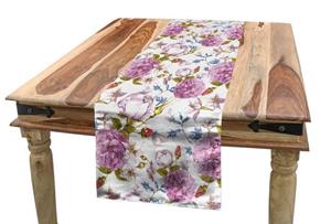 Abakuhaus Tischläufer »Esszimmer Küche Rechteckiger Dekorativer Tischläufer«, Blume Retro Natur in Pastelltönen