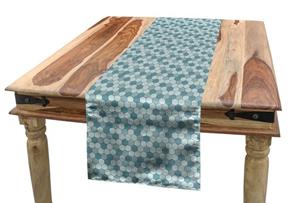 Abakuhaus Tischläufer »Esszimmer Küche Rechteckiger Dekorativer Tischläufer«, Abstrakt Patchwork Haxagon Patterns