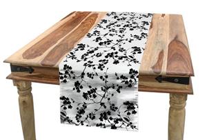 Abakuhaus Tischläufer »Esszimmer Küche Rechteckiger Dekorativer Tischläufer«, asiatisch Sakura Blooom Silhouette