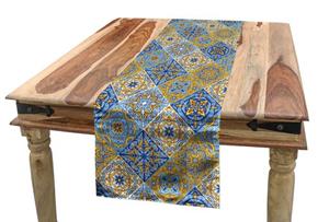 Abakuhaus Tischläufer »Esszimmer Küche Rechteckiger Dekorativer Tischläufer«, Antique Oriental vibrant Azulejo