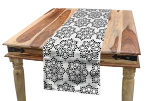 Abakuhaus Tischläufer »Esszimmer Küche Rechteckiger Dekorativer Tischläufer«, Aboriginal Dotwork Blumenmotiv