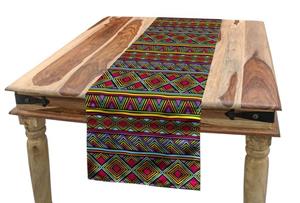 Abakuhaus Tischläufer »Esszimmer Küche Rechteckiger Dekorativer Tischläufer«, afrikanisch geometrische Bunte