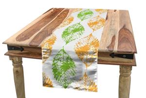 Abakuhaus Tischläufer »Esszimmer Küche Rechteckiger Dekorativer Tischläufer«, Blätter Illustration Druck von Blatt