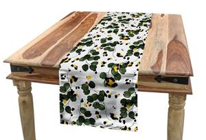 Abakuhaus Tischläufer »Esszimmer Küche Rechteckiger Dekorativer Tischläufer«, Abstrakt Pflanzen und handgemachte Spots