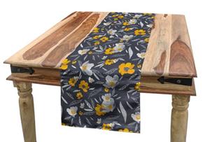 Abakuhaus Tischläufer »Esszimmer Küche Rechteckiger Dekorativer Tischläufer«, Blume Botanische Muster