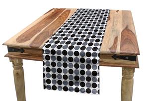 Abakuhaus Tischläufer »Esszimmer Küche Rechteckiger Dekorativer Tischläufer«, Abstrakt Gradient Tone Geometric
