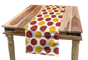 Abakuhaus Tischläufer »Esszimmer Küche Rechteckiger Dekorativer Tischläufer«, Abstrakt Rund Grund Blots Muster