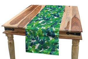 Abakuhaus Tischläufer »Esszimmer Küche Rechteckiger Dekorativer Tischläufer«, Bananenblatt Brasilianische Tropical Blatt