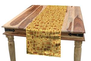 Abakuhaus Tischläufer »Esszimmer Küche Rechteckiger Dekorativer Tischläufer«, afrikanisch Quirky Art Forms