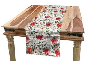 Abakuhaus Tischläufer »Esszimmer Küche Rechteckiger Dekorativer Tischläufer«, Aquarell Poinsettia Rowan