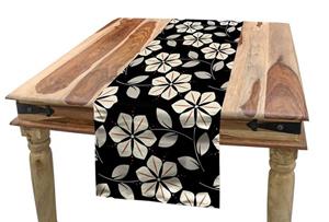 Abakuhaus Tischläufer »Esszimmer Küche Rechteckiger Dekorativer Tischläufer«, Blume Simplistic Natur Wachstum