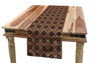 Abakuhaus Tischläufer »Esszimmer Küche Rechteckiger Dekorativer Tischläufer«, Aboriginal Geometric Floral Folk