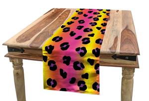 Abakuhaus Tischläufer »Esszimmer Küche Rechteckiger Dekorativer Tischläufer«, Animal-Print Bunte Leopard Spots