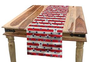Abakuhaus Tischläufer »Esszimmer Küche Rechteckiger Dekorativer Tischläufer«, Vereinigte Staaten von Amerika Liebe mein Land Amerika