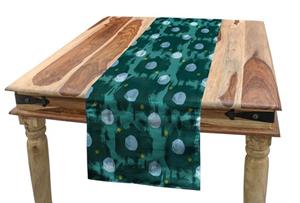Abakuhaus Tischläufer »Esszimmer Küche Rechteckiger Dekorativer Tischläufer«, Abstrakt Kreis Formen Farbe Smears
