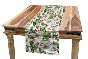 Abakuhaus Tischläufer »Esszimmer Küche Rechteckiger Dekorativer Tischläufer«, Aquarell Poinsettia-Muster