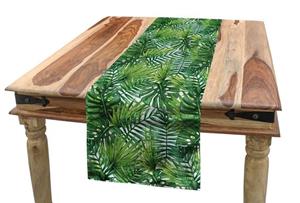 Abakuhaus Tischläufer »Esszimmer Küche Rechteckiger Dekorativer Tischläufer«, Blatt Baum-Blätter Aquarell