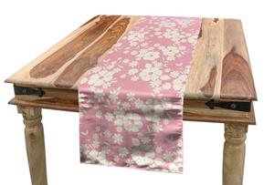 Abakuhaus Tischläufer »Esszimmer Küche Rechteckiger Dekorativer Tischläufer«, Blume Floral Feminine Muster Blatt