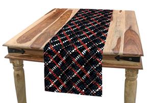 Abakuhaus Tischläufer »Esszimmer Küche Rechteckiger Dekorativer Tischläufer«, afrikanisch Grunge Boho African