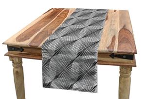Abakuhaus Tischläufer »Esszimmer Küche Rechteckiger Dekorativer Tischläufer«, Abstrakt Diagonal Streifen Konzept