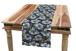 Abakuhaus Tischläufer »Esszimmer Küche Rechteckiger Dekorativer Tischläufer«, Blume Art-Muster