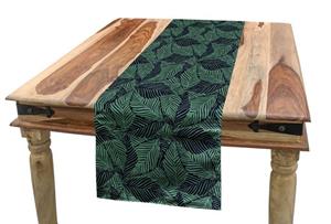 Abakuhaus Tischläufer »Esszimmer Küche Rechteckiger Dekorativer Tischläufer«, Aloha Insel Pflanzen Stripy Elements
