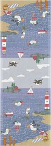 Ekelund Tischläufer »Tischläufer Havsfåglar 35x100 cm 100% Baumwolle«, Pixel gewebt (6-farbig)