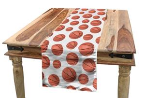 Abakuhaus Tischläufer »Esszimmer Küche Rechteckiger Dekorativer Tischläufer«, Basketball Realistische Art-Kugel