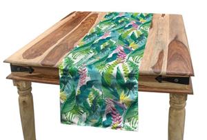 Abakuhaus Tischläufer »Esszimmer Küche Rechteckiger Dekorativer Tischläufer«, Aquarell Exotische Dschungel Hawaii