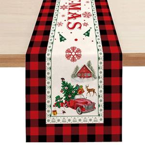 HALWEI Tischläufer »Tischflagge Weihnachten Tischdecke Weihnachten für Party 35 x 180 cm«