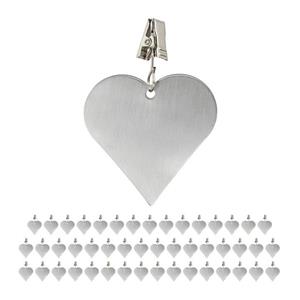 RELAXDAYS Gartentischdecke »48 x Tischdeckenbeschwerer Herz«