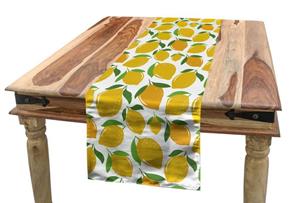 Abakuhaus Tischläufer »Esszimmer Küche Rechteckiger Dekorativer Tischläufer«, Zitronen Energetische Farben Citrus Kunst