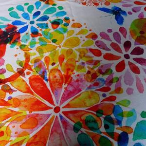 Mit Liebe dekoriert Tischläufer »Eleganter Tischläufer Blumen mit Schmetterlingen«