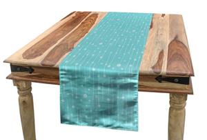 Abakuhaus Tischläufer »Esszimmer Küche Rechteckiger Dekorativer Tischläufer«, Abstrakt Weiche Tiny Punkte und Streifen
