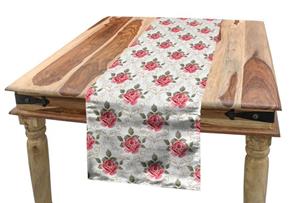 Abakuhaus Tischläufer »Esszimmer Küche Rechteckiger Dekorativer Tischläufer«, Blume Romantische Shabby Pflanze