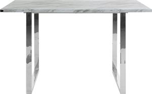 Leonique Esstisch Cevennen, (1 St.), Tischplatte aus pflegeleitem MDF in Marmor Optik, Gestell aus Metall verchromt, in verschiedenen Größen erhältlich, Höhe 76 cm
