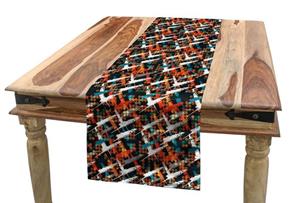 Abakuhaus Tischläufer »Esszimmer Küche Rechteckiger Dekorativer Tischläufer«, Abstrakt Pinsel Marks Muster
