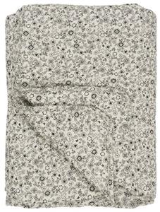 Ib Laursen Tagesdecke »Decke Quilt Tagesdecke Überwurf Sand Schwarze Blumen 180x130cm Laursen 07983-00«, 
