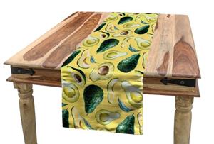 Abakuhaus Tischläufer »Esszimmer Küche Rechteckiger Dekorativer Tischläufer«, Avocado Aquarell Sommer Lebensmittel