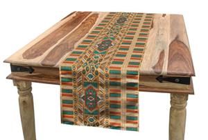 Abakuhaus Tischläufer »Esszimmer Küche Rechteckiger Dekorativer Tischläufer«, aztekisch Bohemian Pattern