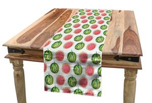 Abakuhaus Tischläufer »Esszimmer Küche Rechteckiger Dekorativer Tischläufer«, Wassermelone Tropic Summer Fruit