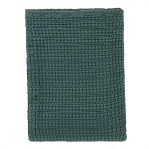 Urbanara Tagesdecke »Anadia«, , Grün - 180x230 cm, 100% reine Baumwolle, weiche Decke als Bettüberwurf oder Kuscheldecke, Jacquard-Bindung