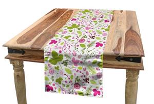 Abakuhaus Tischläufer »Esszimmer Küche Rechteckiger Dekorativer Tischläufer«, Blume Floral Silhouetten Entwurf