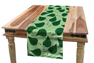 Abakuhaus Tischläufer »Esszimmer Küche Rechteckiger Dekorativer Tischläufer«, Blätter Zusammensetzung der Natur
