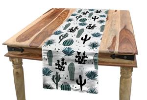 Abakuhaus Tischläufer »Esszimmer Küche Rechteckiger Dekorativer Tischläufer«, Cactus Boho Kakteen Pflanzen-Muster