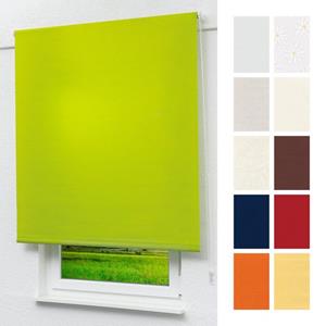 LYSEL Rollo »Basisrollo Tageslicht Gelbgrün«, , blickdicht, HxB 190x182.5cm